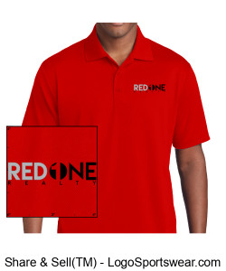 Sport-Tek Men's PosiCharge RacerMesh Polo Design Zoom